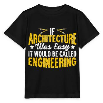Architekt - Stanley/Stella Kinder T-Shirt MINI CREATOR  - Schwarz - Vorne - Mikhail (115cm)
