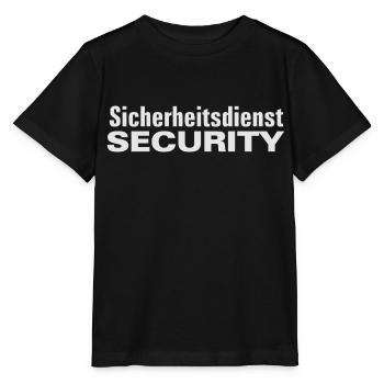 Ordnungsdienst, Sicherheitsdienst, Security - Stanley/Stella Kinder T-Shirt MINI CREATOR  - Schwarz - Vorne - Mikhail (115cm)