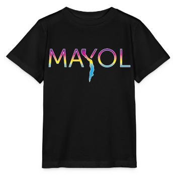 MAYOL – Freediving Legend - Stanley/Stella Kinder T-Shirt MINI CREATOR  - Schwarz - Vorne - Mikhail (115cm)
