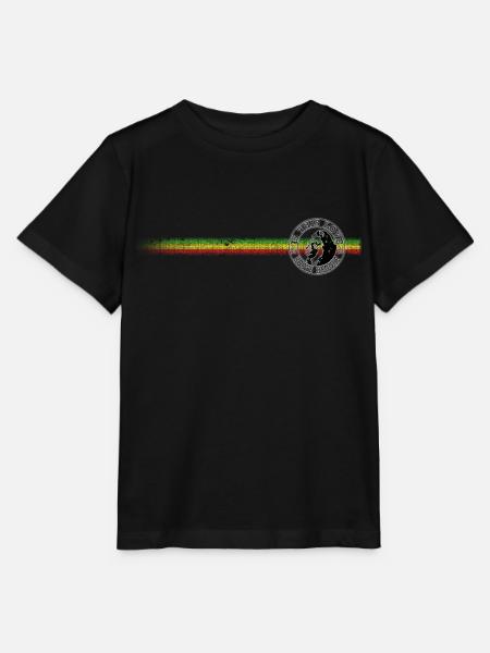 is this love roots reggae - T-shirt bio MINI CREATOR Stanley/Stella Enfant - noir