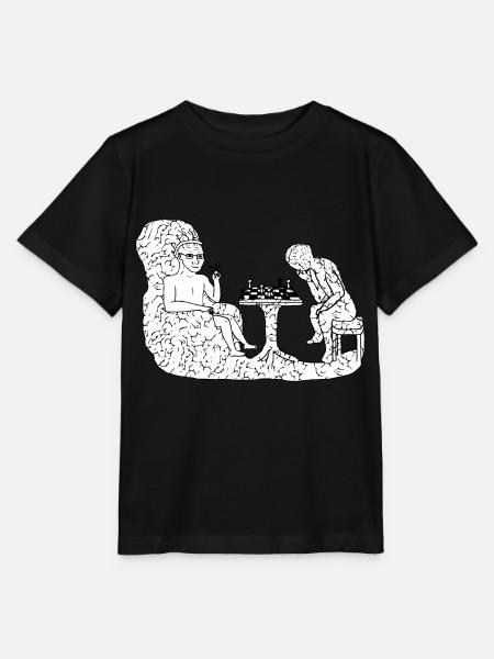Internet Meme - Brainlet Schach Meme - Stanley/Stella Kinder T-Shirt MINI CREATOR - Schwarz