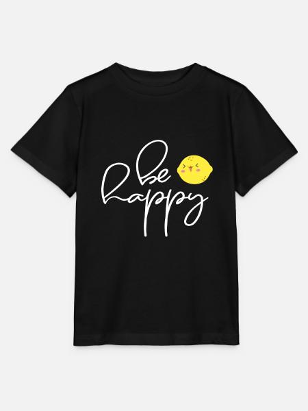 Soyez heureux - T-shirt bio MINI CREATOR Stanley/Stella Enfant - noir