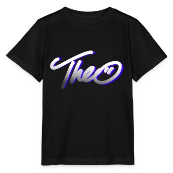 theo graffiti schrift - Stanley/Stella Kinder T-Shirt MINI CREATOR  - Schwarz - Vorne - Mikhail (115cm)
