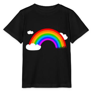 Rainbow - Stanley/Stella MINI CREATOR Kids’ T-Shirt - black - Front - Mikhail (115cm)