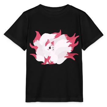 Kitsune - Stanley/Stella Kinder T-Shirt MINI CREATOR  - Schwarz - Vorne - Mikhail (115cm)