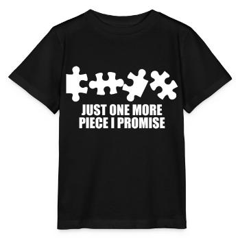 Puzzle Piece Puzzle Gift Autism Saying Puzzle - Stanley/Stella MINI CREATOR Kids’ T-Shirt - black - Front - Mikhail (115cm)
