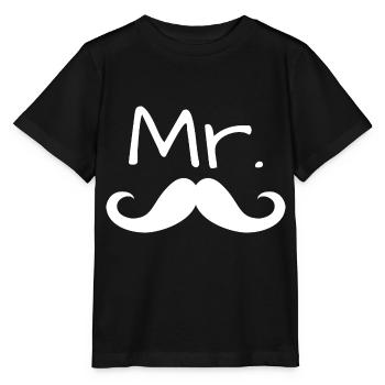 M M Cadeau mariage mariage mariée - T-shirt bio MINI CREATOR Stanley/Stella Enfant - noir - Devant - Mikhail (115cm)