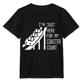 Rollercoaster Achterbahn - Stanley/Stella Kinder T-Shirt MINI CREATOR  - Schwarz - Vorne - Mikhail (115cm)