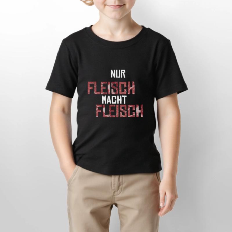 Nur Fleisch macht Fleisch Geschenkidee Stanley/Stella Kinder T-Shirt MINI CREATOR 