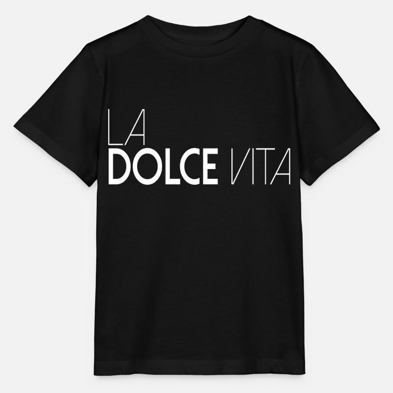 La dolce vita - Stanley/Stella Kinder T-Shirt MINI CREATOR  - Schwarz