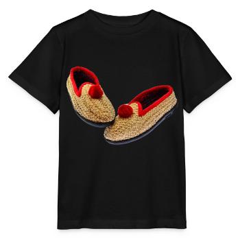 Chaussures de paille 1.0 - T-shirt bio MINI CREATOR Stanley/Stella Enfant - noir - Devant - Mikhail (115cm)