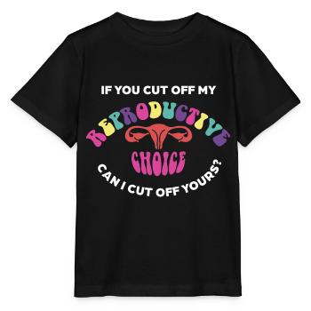 Frauenrechte und Gleichberechtigung Abtreibung - Stanley/Stella Kinder T-Shirt MINI CREATOR  - Schwarz - Vorne - Mikhail (115cm)