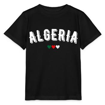 Algerien - Stanley/Stella Kinder T-Shirt MINI CREATOR  - Schwarz - Vorne - Mikhail (115cm)