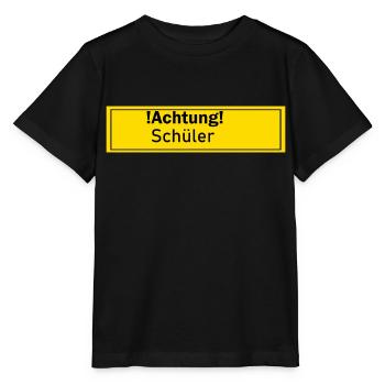 Schüler Schülerin Schule Geschenk Geschenkidee - Stanley/Stella Kinder T-Shirt MINI CREATOR  - Schwarz - Vorne - Mikhail (115cm)