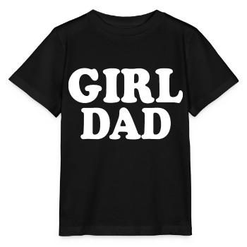 Girl dad - Stanley/Stella MINI CREATOR Kids’ T-Shirt - black - Front - Mikhail (115cm)