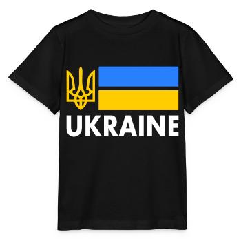 Ukraine - Stanley/Stella Kinder T-Shirt MINI CREATOR  - Schwarz - Vorne - Mikhail (115cm)