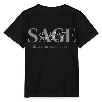 Collection SAGE by Sage en blanc - T-shirt bio MINI CREATOR Stanley/Stella Enfant - noir - Devant - Mikhail (115cm)
