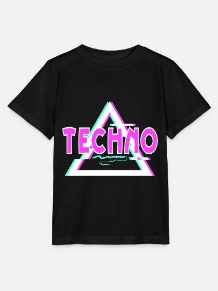 Techno - Stanley/Stella Kinder T-Shirt MINI CREATOR - Schwarz