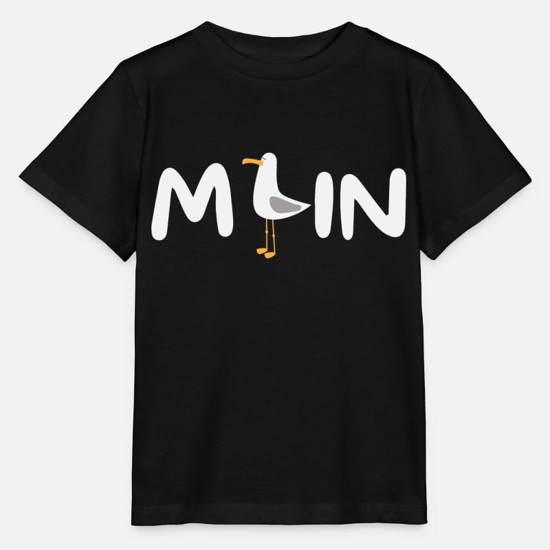MOIN with Seagull - Stanley/Stella MINI CREATOR Kids’ T-Shirt - black