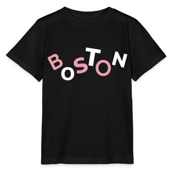 Lila Bostoner Souvenir - Stanley/Stella Kinder T-Shirt MINI CREATOR  - Schwarz - Vorne - Mikhail (115cm)
