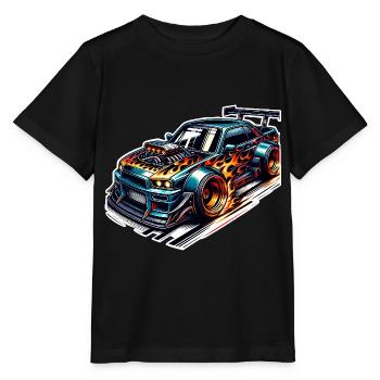 Voiture de sport tuning voiture - T-shirt bio MINI CREATOR Stanley/Stella Enfant - noir - Devant - Mikhail (115cm)