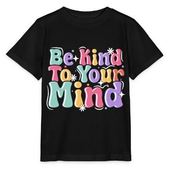 Soyez gentil avec votre - T-shirt bio MINI CREATOR Stanley/Stella Enfant - noir - Devant - Mikhail (115cm)