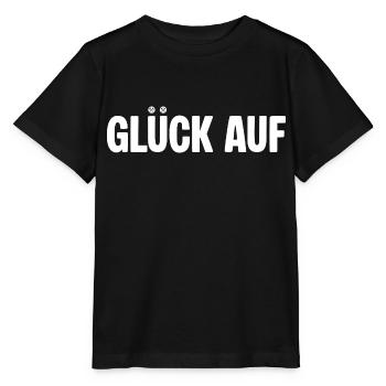 Glueck auf Hammer Erzgebirge - Stanley/Stella Kinder T-Shirt MINI CREATOR  - Schwarz - Vorne - Mikhail (115cm)