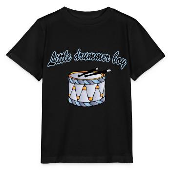 little drummer boy - T-shirt bio MINI CREATOR Stanley/Stella Enfant - noir - Devant - Mikhail (115cm)