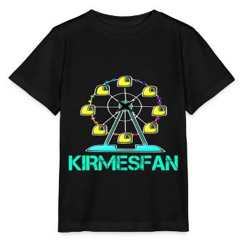 Kirmesfan fairground fun fair FAN Ferris wheel - Stanley/Stella MINI CREATOR Kids’ T-Shirt - black - Front - Mikhail (115cm)
