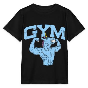 GYM - Stanley/Stella MINI CREATOR Kids’ T-Shirt - black - Front - Mikhail (115cm)