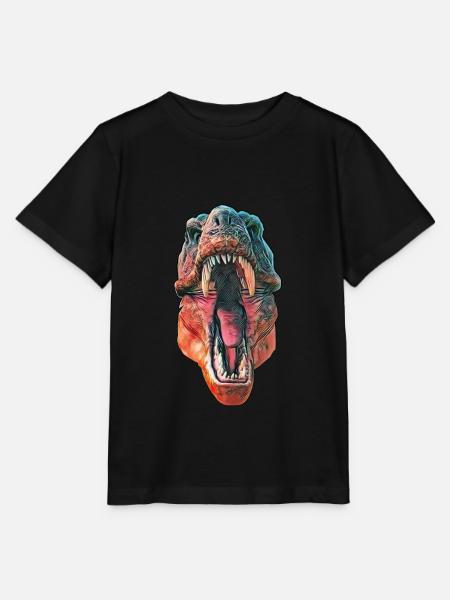 T-Rex - T-shirt bio MINI CREATOR Stanley/Stella Enfant - noir