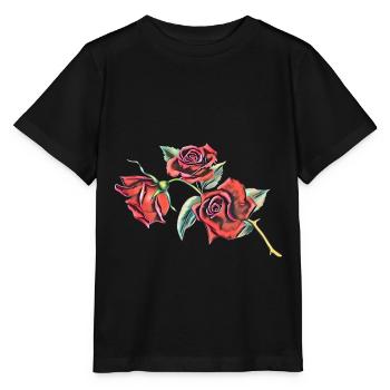 rose - Stanley/Stella MINI CREATOR Kids’ T-Shirt - black - Front - Mikhail (115cm)