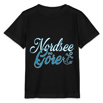 Nordseegöre Schriftzug | Yolo-Artwork - Stanley/Stella Kinder T-Shirt MINI CREATOR  - Schwarz - Vorne - Mikhail (115cm)