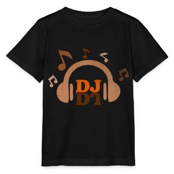 Dj - T-shirt bio MINI CREATOR Stanley/Stella Enfant - noir - Devant - Mikhail (115cm)