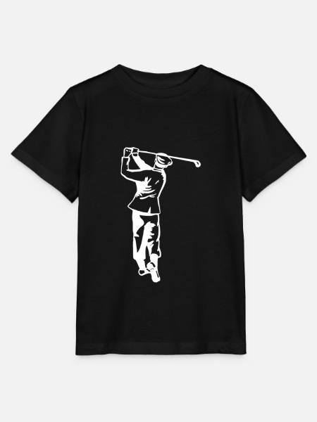 Golf - Golfen - Golfer - Stanley/Stella Kinder T-Shirt MINI CREATOR  - Schwarz