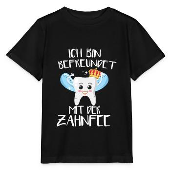 Zahn magisch - Stanley/Stella Kinder T-Shirt MINI CREATOR  - Schwarz - Vorne - Mikhail (115cm)