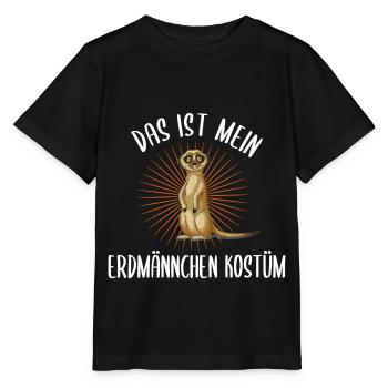 Erdmännchen Natur - Stanley/Stella Kinder T-Shirt MINI CREATOR  - Schwarz - Vorne - Mikhail (115cm)