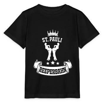 Reeperbahn in Hamburg Kiez am Hafen Geschenk Pauli - Stanley/Stella Kinder T-Shirt MINI CREATOR  - Schwarz - Vorne - Mikhail (115cm)