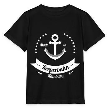 Reeperbahn Hamburg in Kiez am Hafen Geschenk Pauli - Stanley/Stella Kinder T-Shirt MINI CREATOR  - Schwarz - Vorne - Mikhail (115cm)