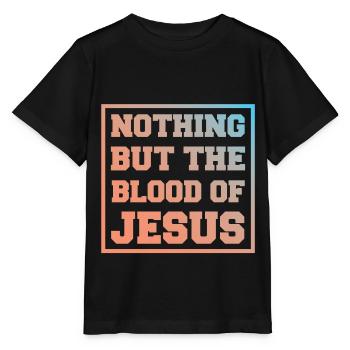 Jesus Christ shirt - Stanley/Stella MINI CREATOR Kids’ T-Shirt - black - Front - Mikhail (115cm)