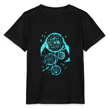 Dream catcher Dreamcatcher feathers dream catcher - Stanley/Stella MINI CREATOR Kids’ T-Shirt - black - Front - Mikhail (115cm)