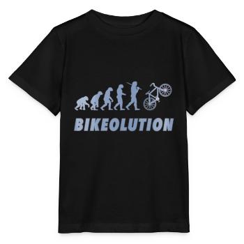 Bikeolution Evolution Bike for cyclists - Stanley/Stella MINI CREATOR Kids’ T-Shirt - black - Front - Mikhail (115cm)