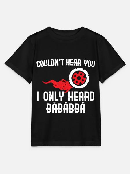 Can´t hear you - Drifting Sport Drift fans Racing - Stanley/Stella MINI CREATOR Kids’ T-Shirt - black