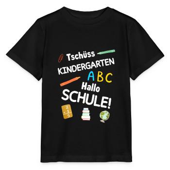Einschulung Schulanfang Schule schulanfang - Stanley/Stella Kinder T-Shirt MINI CREATOR  - Schwarz - Vorne - Mikhail (115cm)