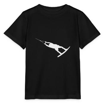 Wakeboard Wakeboard design kitesurfing - T-shirt bio MINI CREATOR Stanley/Stella Enfant - noir - Devant - Mikhail (115cm)