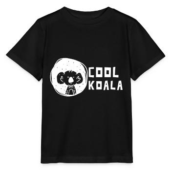 Koala Cool Koala Cadeau - T-shirt bio MINI CREATOR Stanley/Stella Enfant - noir - Devant - Mikhail (115cm)