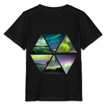 Lumières polaires - T-shirt bio MINI CREATOR Stanley/Stella Enfant - noir - Devant - Mikhail (115cm)