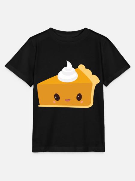 Kürbis Kuchen - Stanley/Stella Kinder T-Shirt MINI CREATOR  - Schwarz