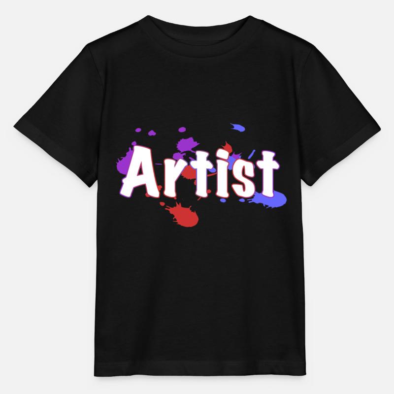 Artiste - T-shirt bio MINI CREATOR Stanley/Stella Enfant - noir