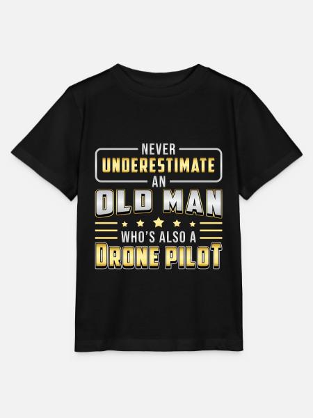 Drone Pilot Drone Pilot Hobby Cadeau Idee - Stanley/Stella Kinder-T-shirt MINI CREATOR - zwart
